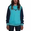 Kimes Ranch® Ladies Summer Love Blue Pullover S22-191202 -Kimes Ranch summerlovecrop