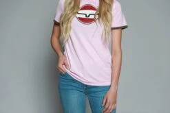 Kimes Ranch Womens Union Made Ringer Tee Blush Polyester S/S T-Shirt 7 Kimes Ranch Womens Union Made Ringer Tee Blush Polyester S/S T-Shirt -Kimes Ranch union made ringer tech tee blush womens 3 scaled 1