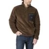 Kimes Ranch Men's Whiskey Mocha Brown Polar Fleece Sweater WHSKY-BRN -Kimes Ranch whiskey mocha brown sweater